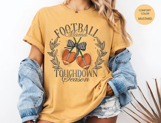 Football Season Tee - Retro Game Day Comfort Colors Shirt For Women & Men