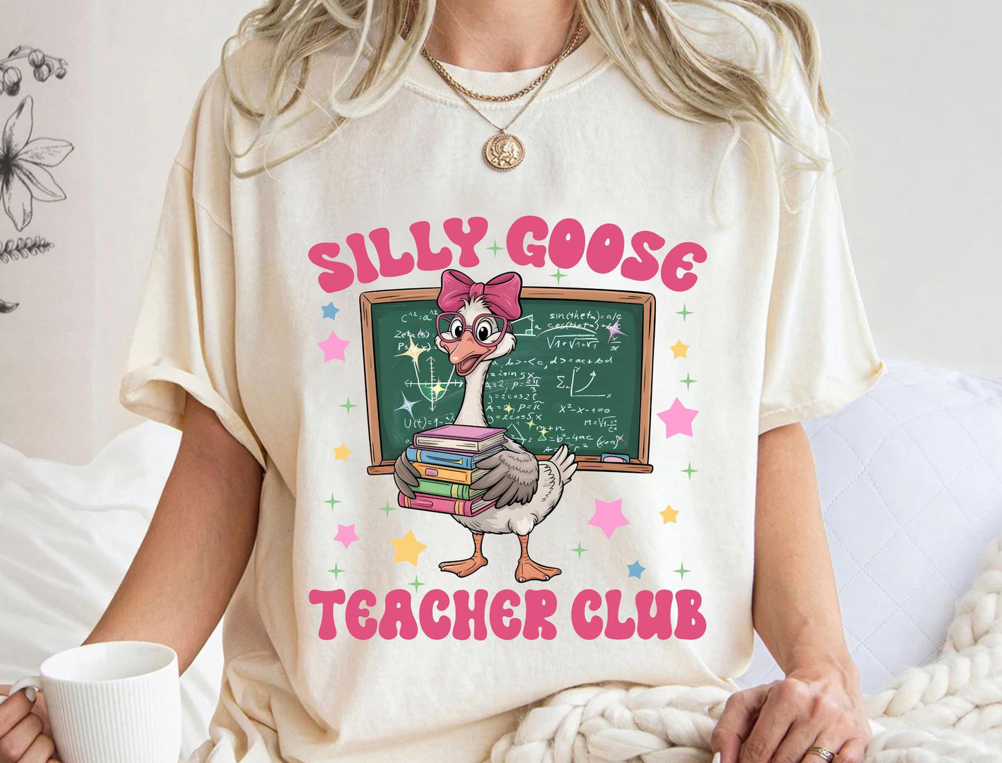 Teacher Shirt Pink Bow - Girly Pink Shirt Back To School Tee | Soft Cotton