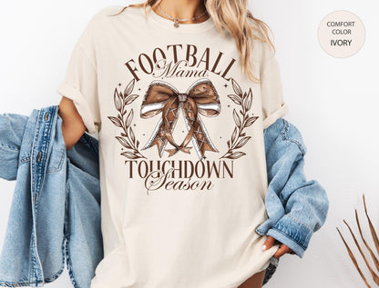 Football Mom Shirt - Retro Football Season Shirt | Soft Breathable Game Day Tee