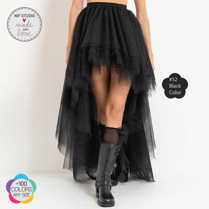 Custom Tulle Maxi Skirt – Matching Mother Daughter Tutu Skirts With Elastic Waistband