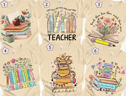 Teacher Appreciation Shirt - Preschool Teacher Tee | Teach Love Grow Shirt