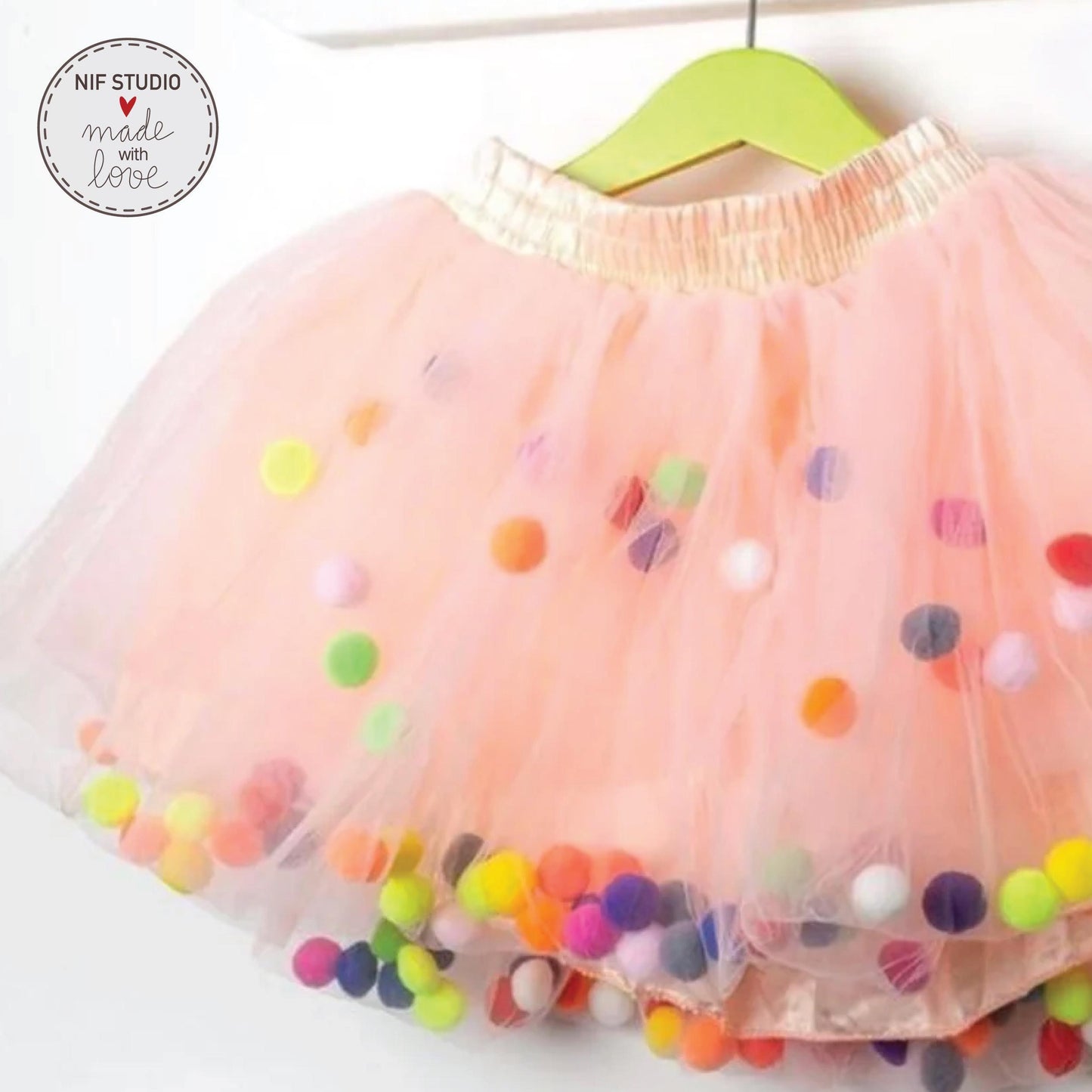 Matching Mother Daughter Tutu – Custom Tulle Maxi Skirt With Satin Waistband