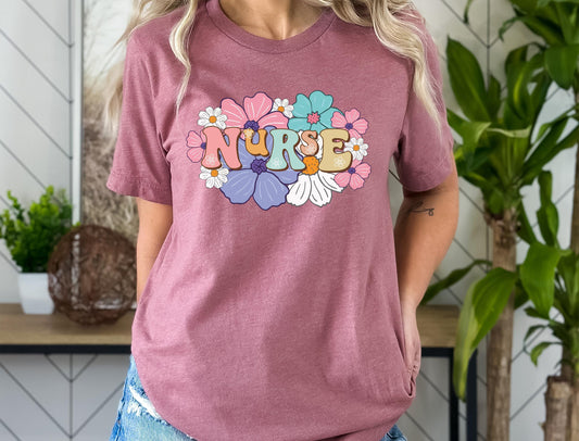 Nurse T-Shirt | Soft Cotton Tee - Vintage Nurse Gift | Comfort Colors Shirt