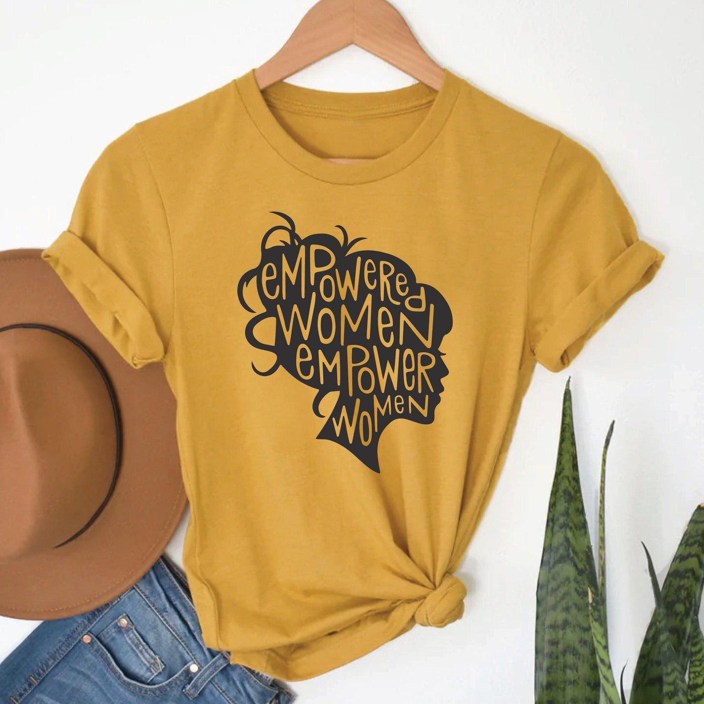 Empowered Women Tee - Feminist T Shirt | Soft Breathable Cotton Unisex Tee