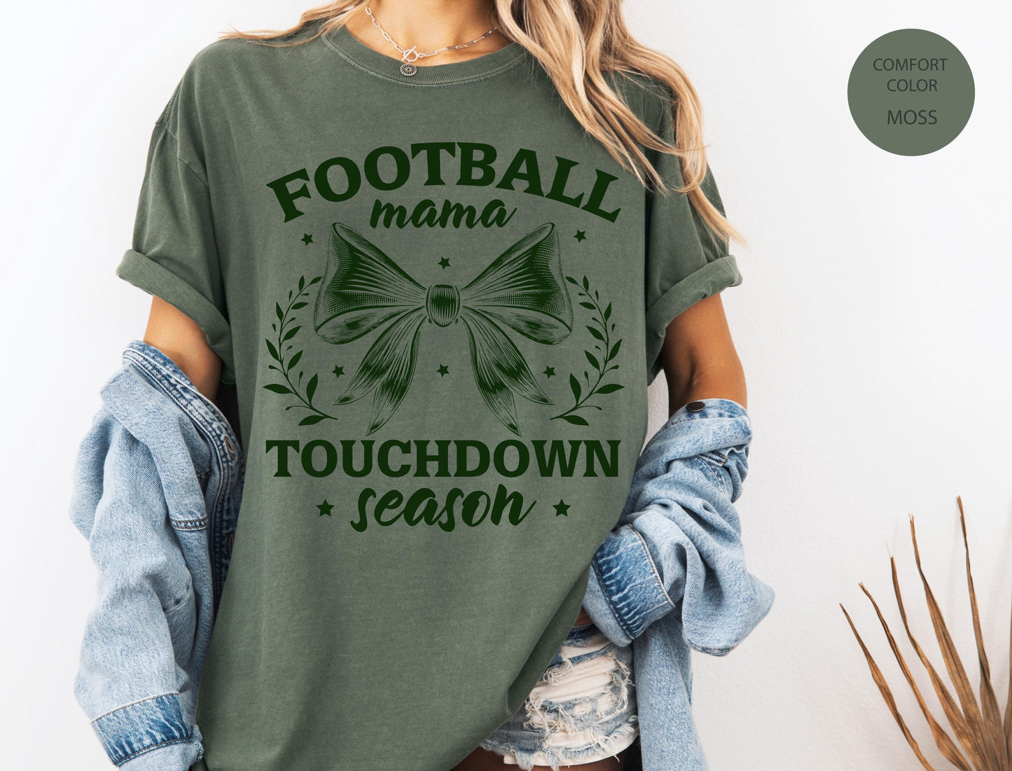 Football Mama Shirt - Retro Game Day Apparel | Soft Breathable Cotton Tee