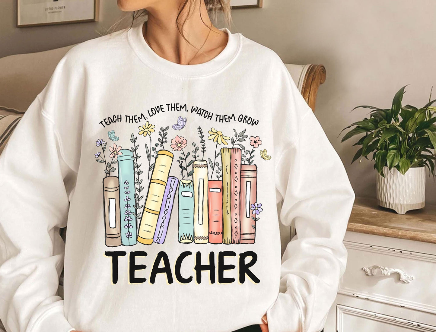Teacher Appreciation Shirt - Preschool Teacher Tee | Teach Love Grow Shirt