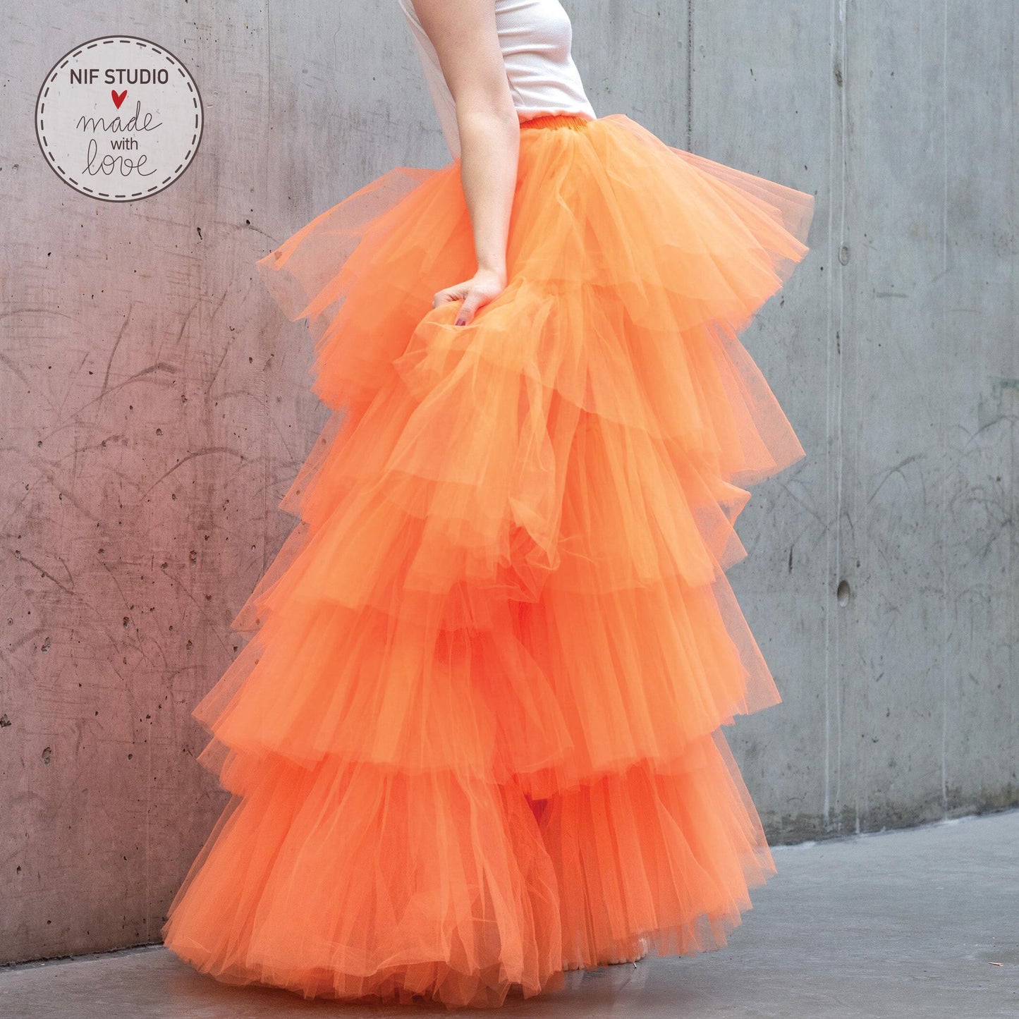 Mother Daughter Tutu | Custom Tulle Skirt With Elastic Waistband For Bridal Shower