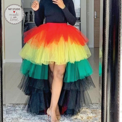 Custom Tulle Maxi Skirt - Matching Mother Daughter Skirts With Elastic Waistband