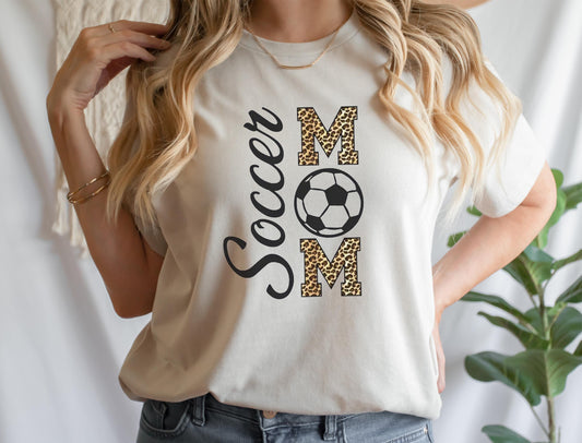 Soccer Mom Sweatshirt - Vintage Crewneck Comfort Colors Soft Cotton Unisex