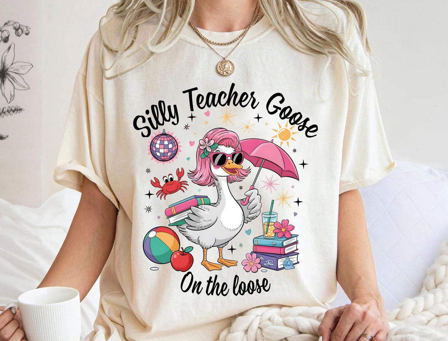 Teacher Shirt Pink Bow - Girly Pink Shirt Back To School Tee | Soft Cotton