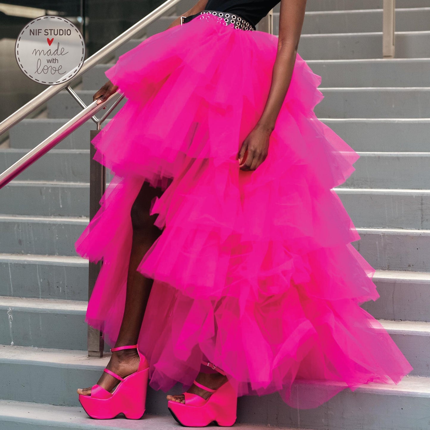 Mother Daughter Tutu | Custom Tulle Skirt With Elastic Waistband For Bridal Shower