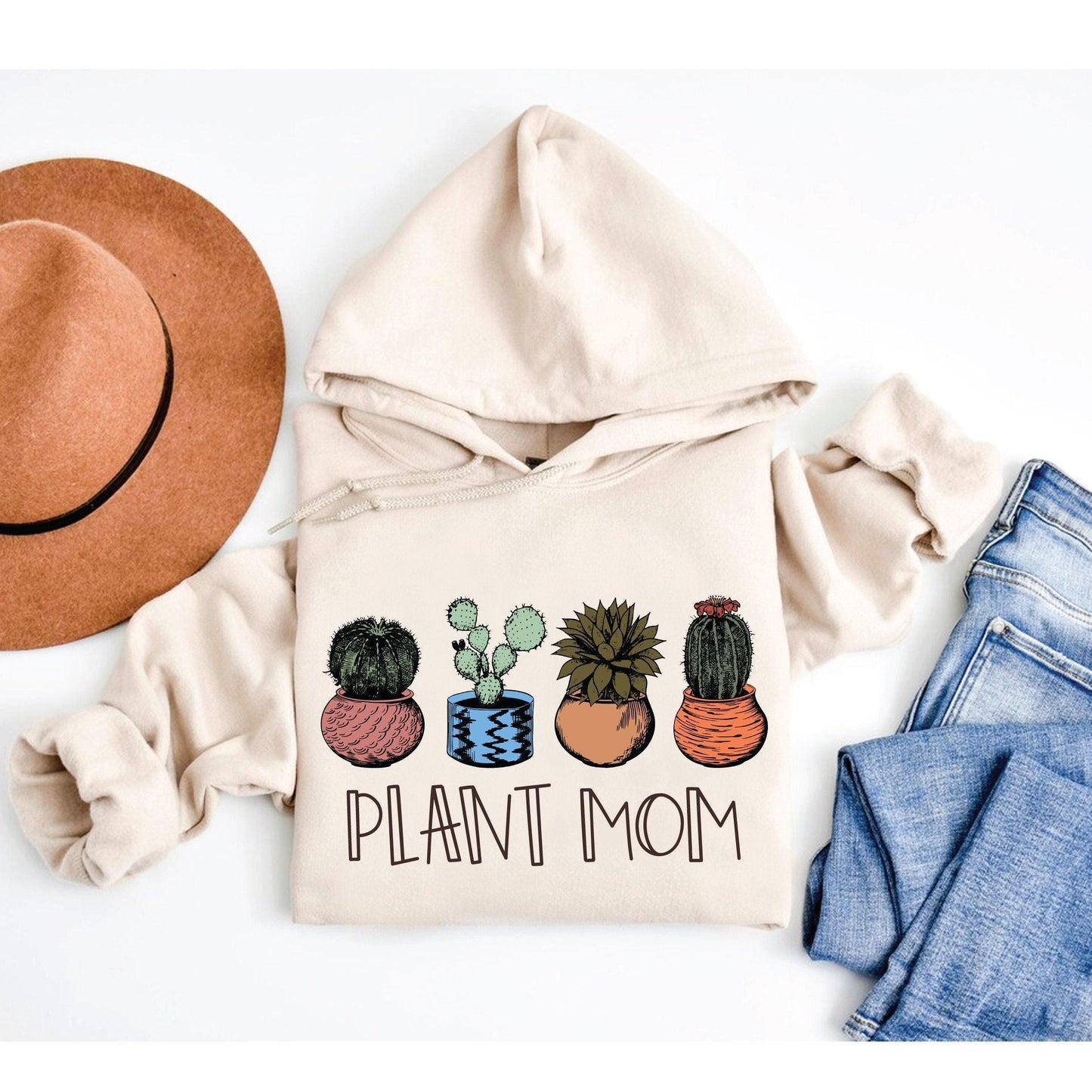 Plant Mom Shirt – Soft Breathable Cotton Unisex Tee | Botanical Garden Shirt