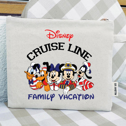 Disney Cruise Tote Bag – Durable Cotton Canvas Family Matching Travel Tote