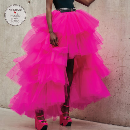 Mother Daughter Tutu | Custom Tulle Skirt With Elastic Waistband For Bridal Shower