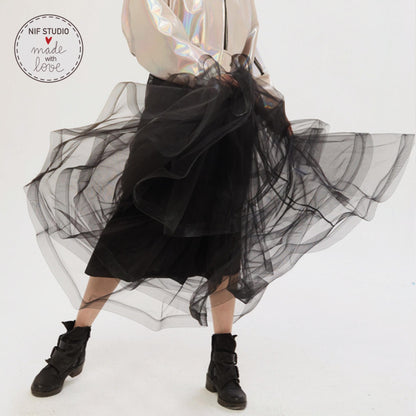 Mother Daughter Tutu – Custom Tulle Skirt With Elastic Waistband | Matching Maxi Ballet Skirt