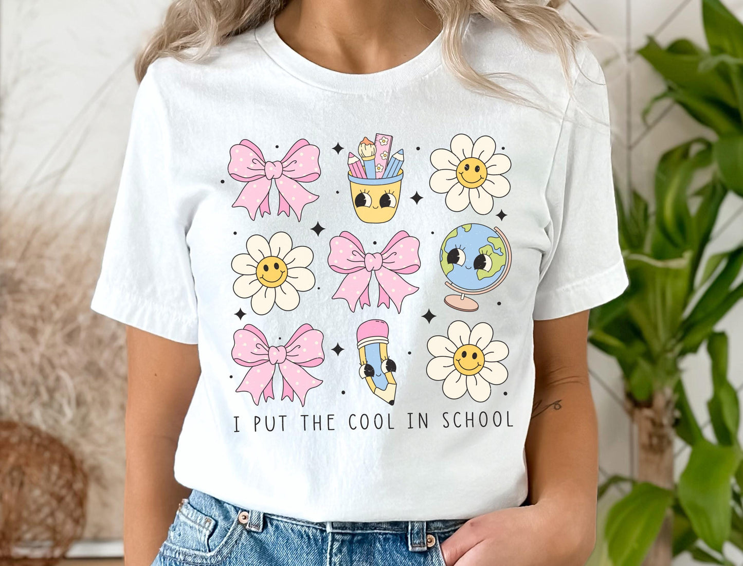 Teacher Bow Shirt - Back To School Shirt | Soft Cotton Teacher Appreciation Gift Tee