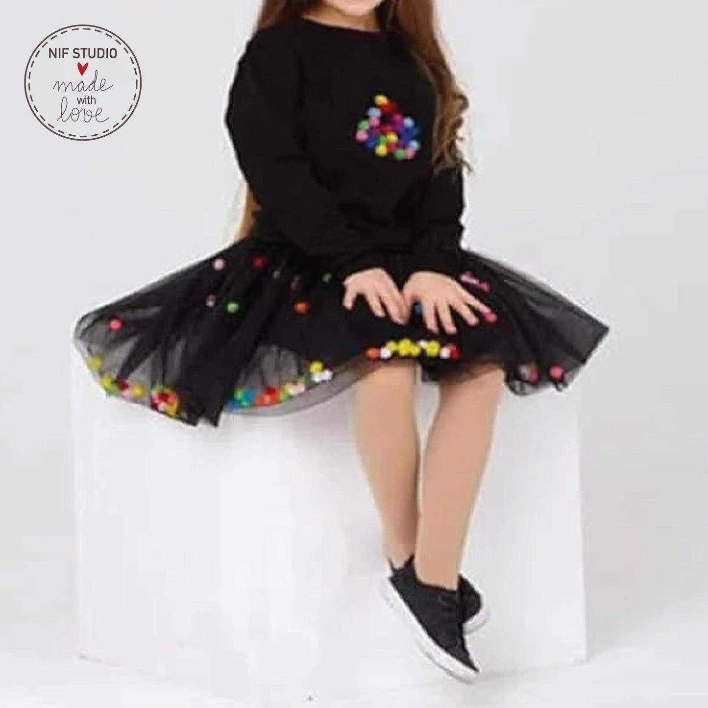 Matching Mother Daughter Tutu – Custom Tulle Maxi Skirt With Satin Waistband