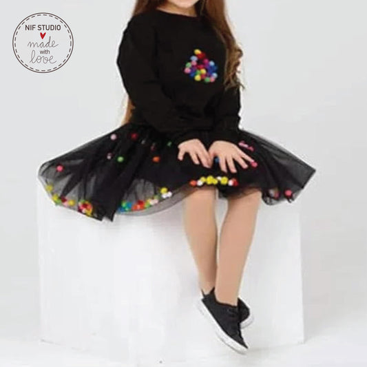 Matching Mother Daughter Tutu – Custom Tulle Maxi Skirt With Satin Waistband