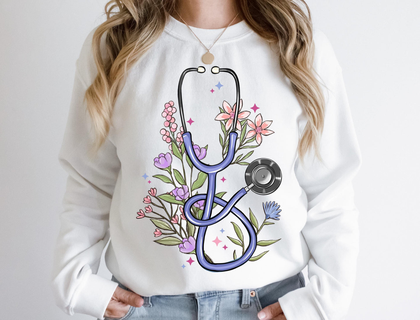 Nurse Stethoscope Shirt - Healthcare Worker Tee | Nursing School Gift