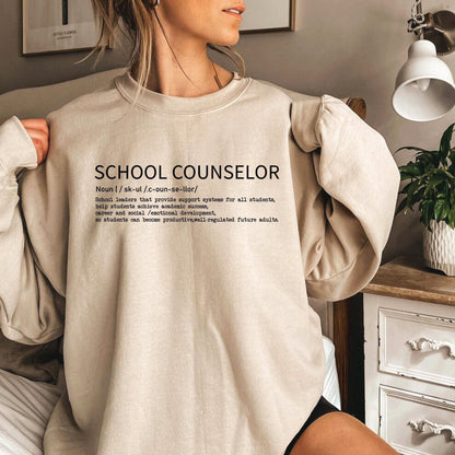 School Counselor Shirt - Soft Breathable Unisex Cotton Tee | Teacher Gifts & Apparel