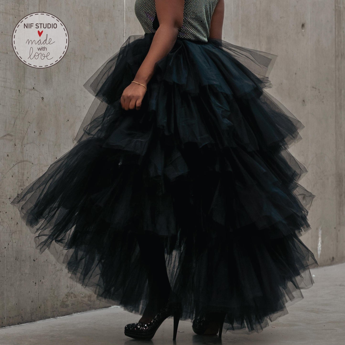 Mother Daughter Tutu | Custom Tulle Skirt With Elastic Waistband For Bridal Shower