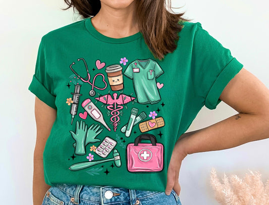 Healthcare Worker T-Shirt – Medical Profession Shirt | Doctor Nurse Tee