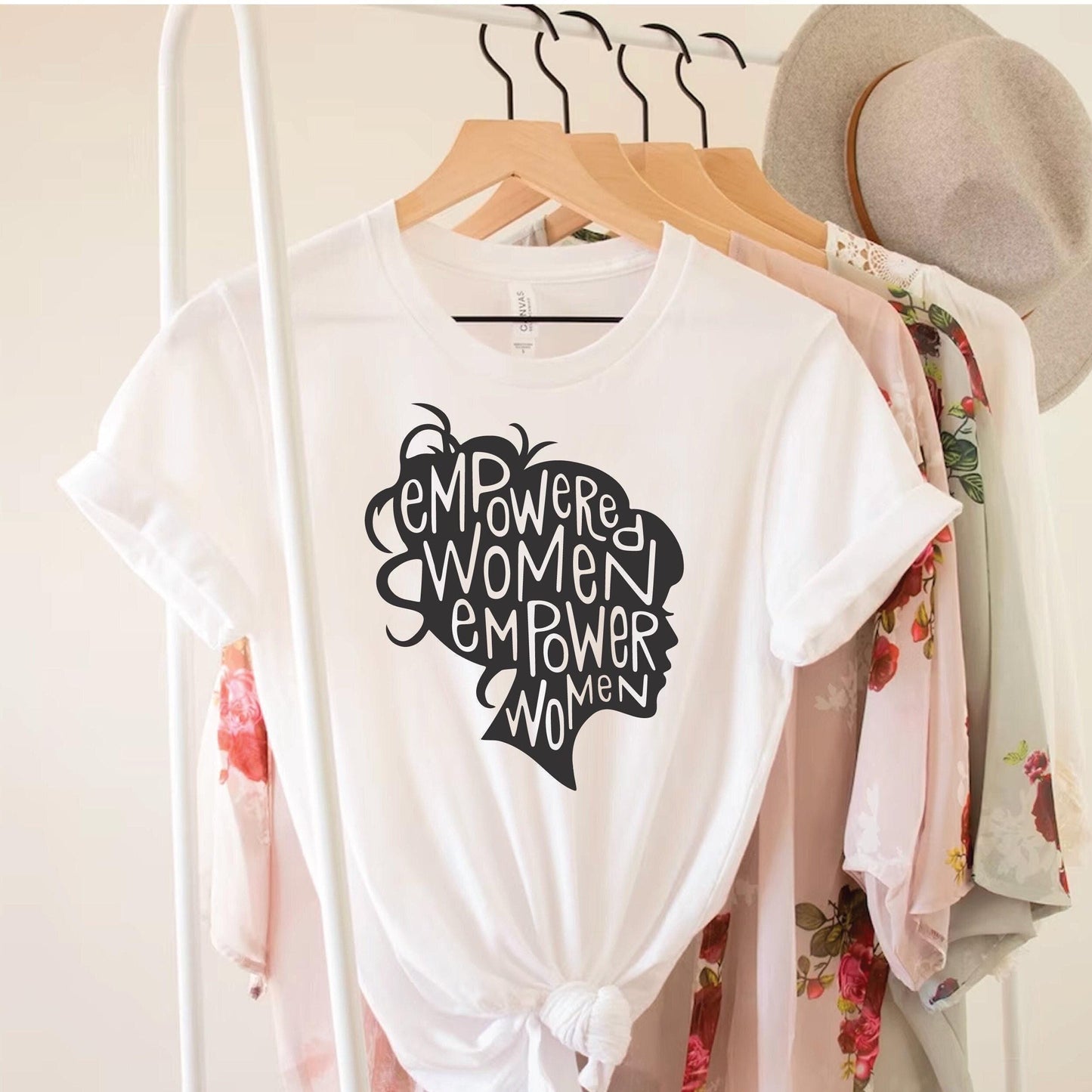 Empowered Women Tee - Feminist T Shirt | Soft Breathable Cotton Unisex Tee