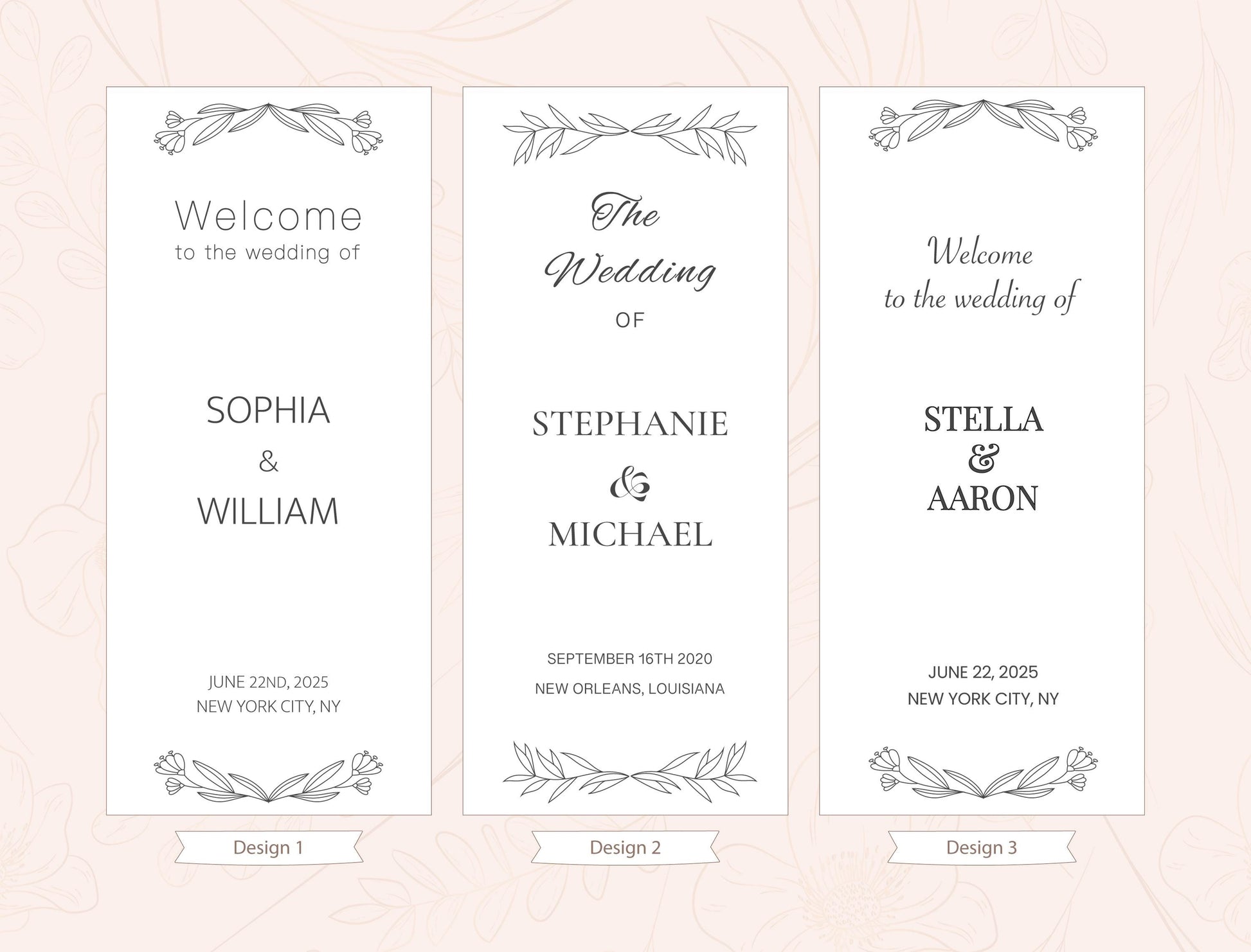Welcome to the wedding of Sophia & William