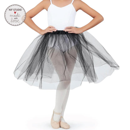Mommy And Me Tutu Matching Tulle Skirts – Custom Size Elastic Waistband Skirt