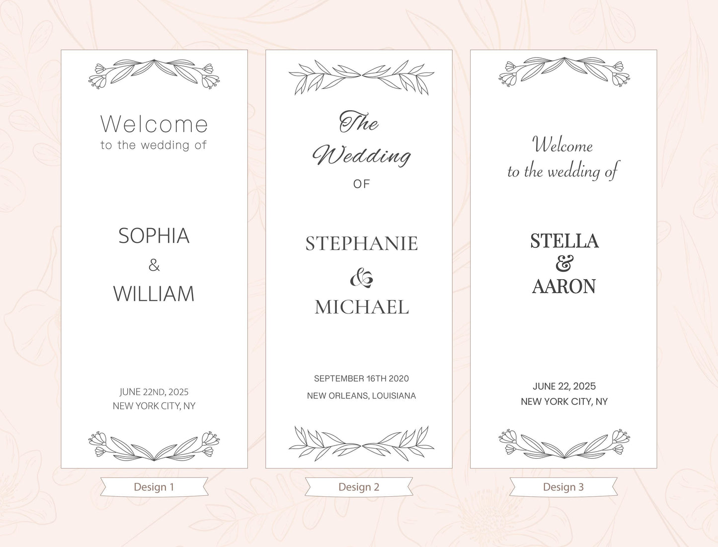Welcome to the wedding of Sophia & William