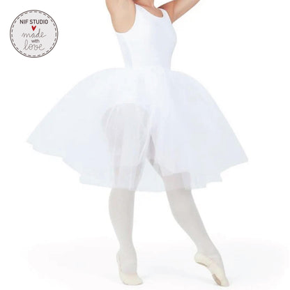 Mommy And Me Tutu Matching Tulle Skirts – Custom Size Elastic Waistband Skirt