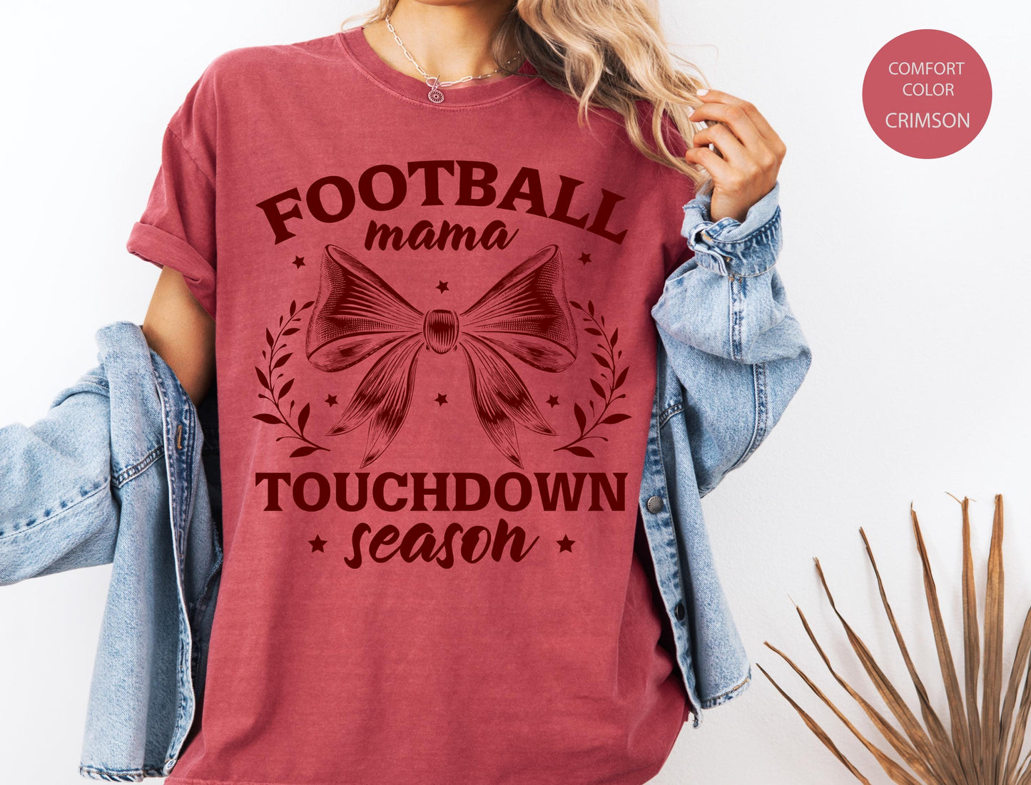 Football Mama Shirt - Retro Game Day Apparel | Soft Breathable Cotton Tee