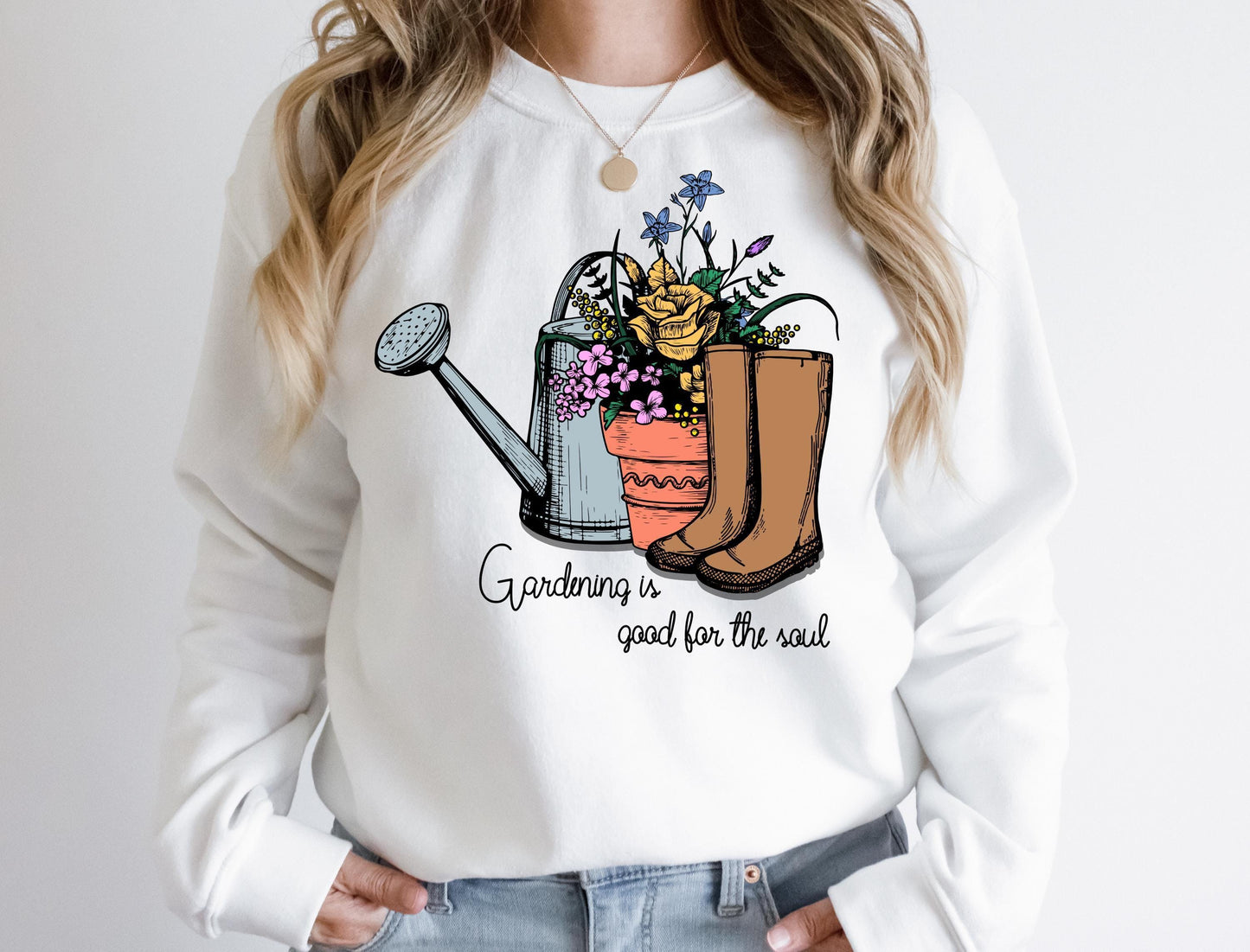 Gardening Soul Tee – Soft Cotton Shirt | Classic Unisex Fit | Plant Lover Gift