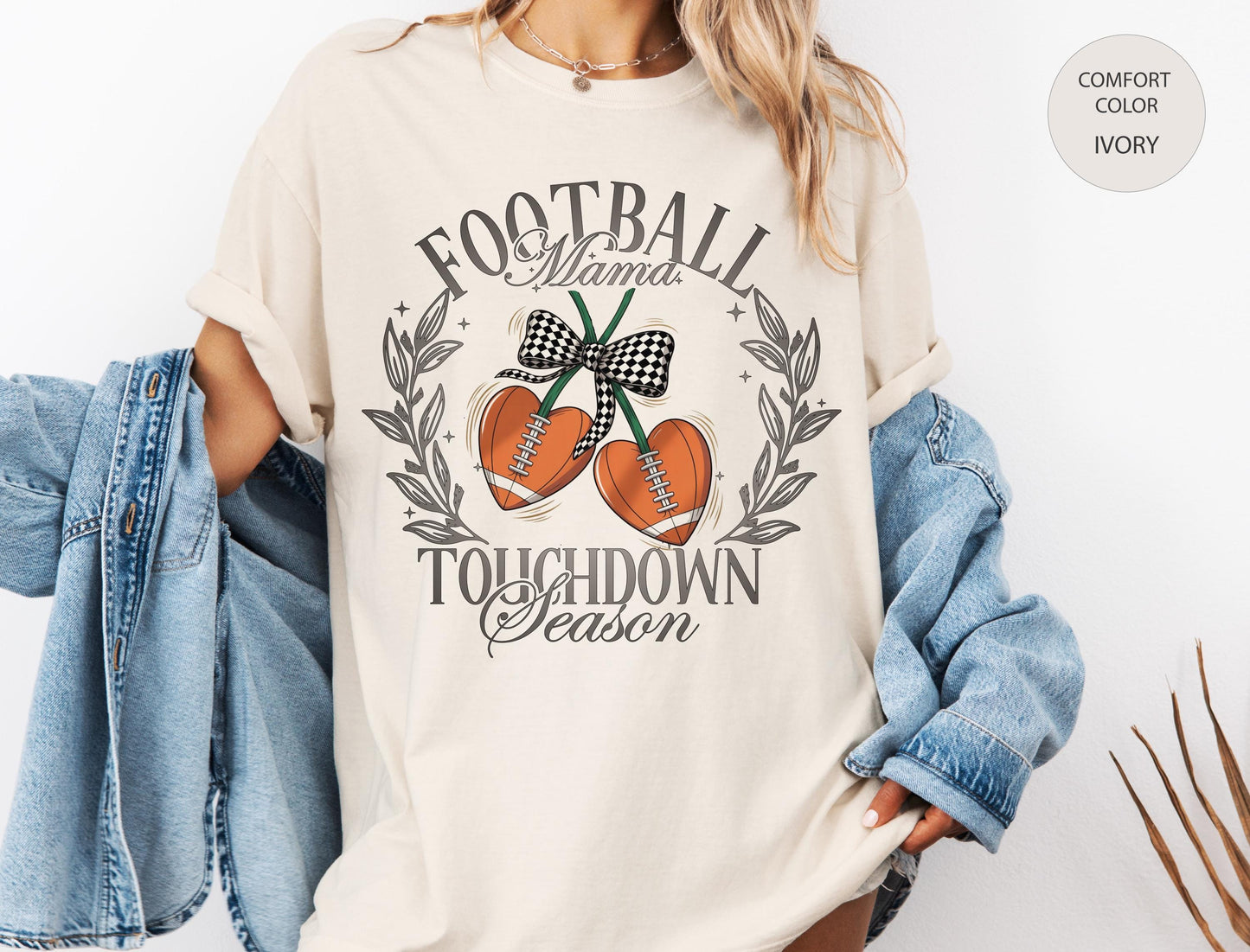 Football Season Tee - Retro Game Day Comfort Colors Shirt For Women & Men