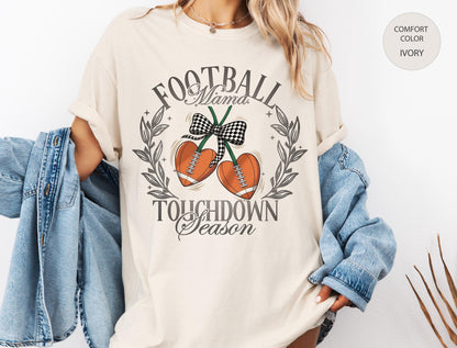 Football Season Tee - Retro Game Day Comfort Colors Shirt For Women & Men